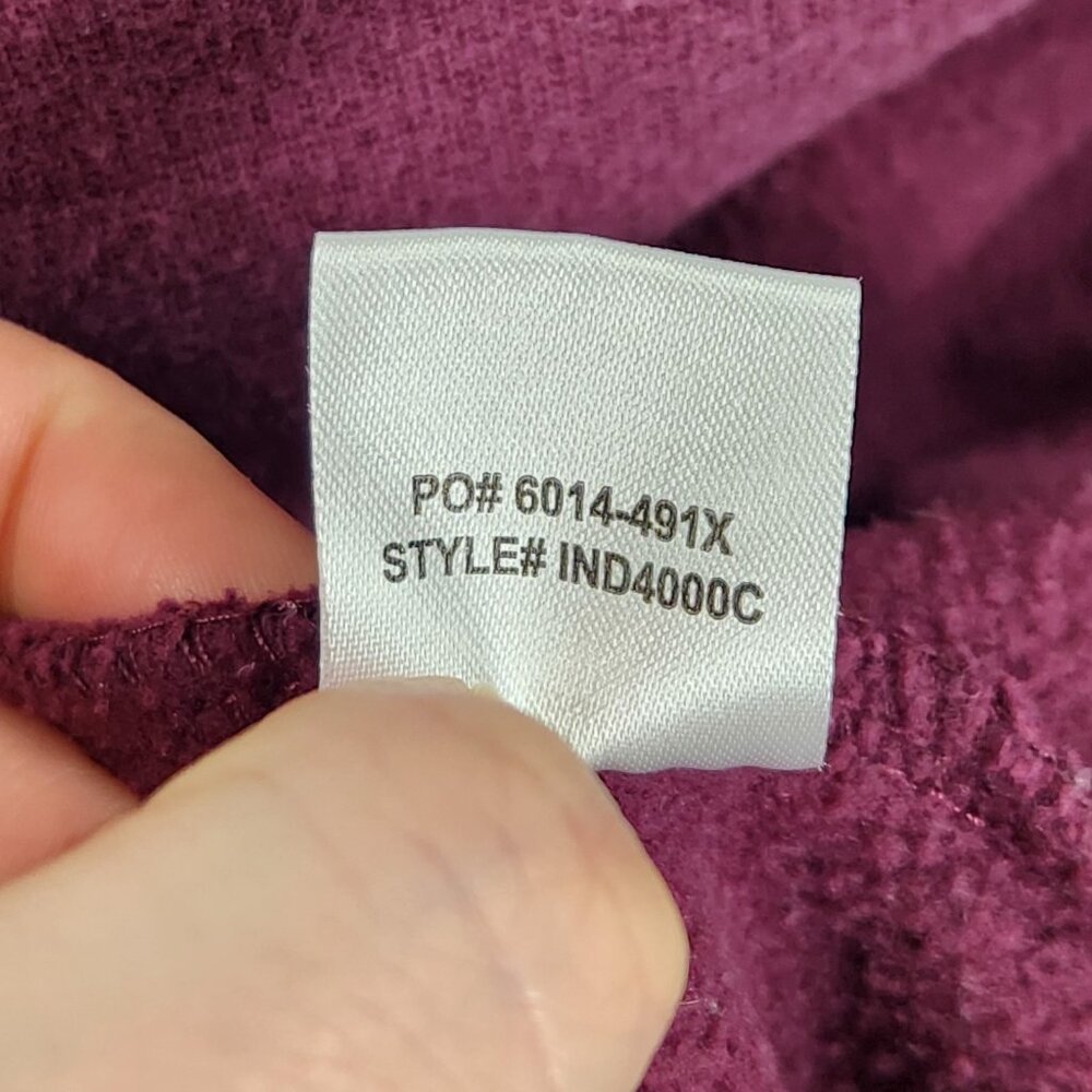 Jedi Mind Tricks Sweater Mens Large Burgundy Est 1996 Hip Hop Hoodie Pullover - Picture 12 of 14